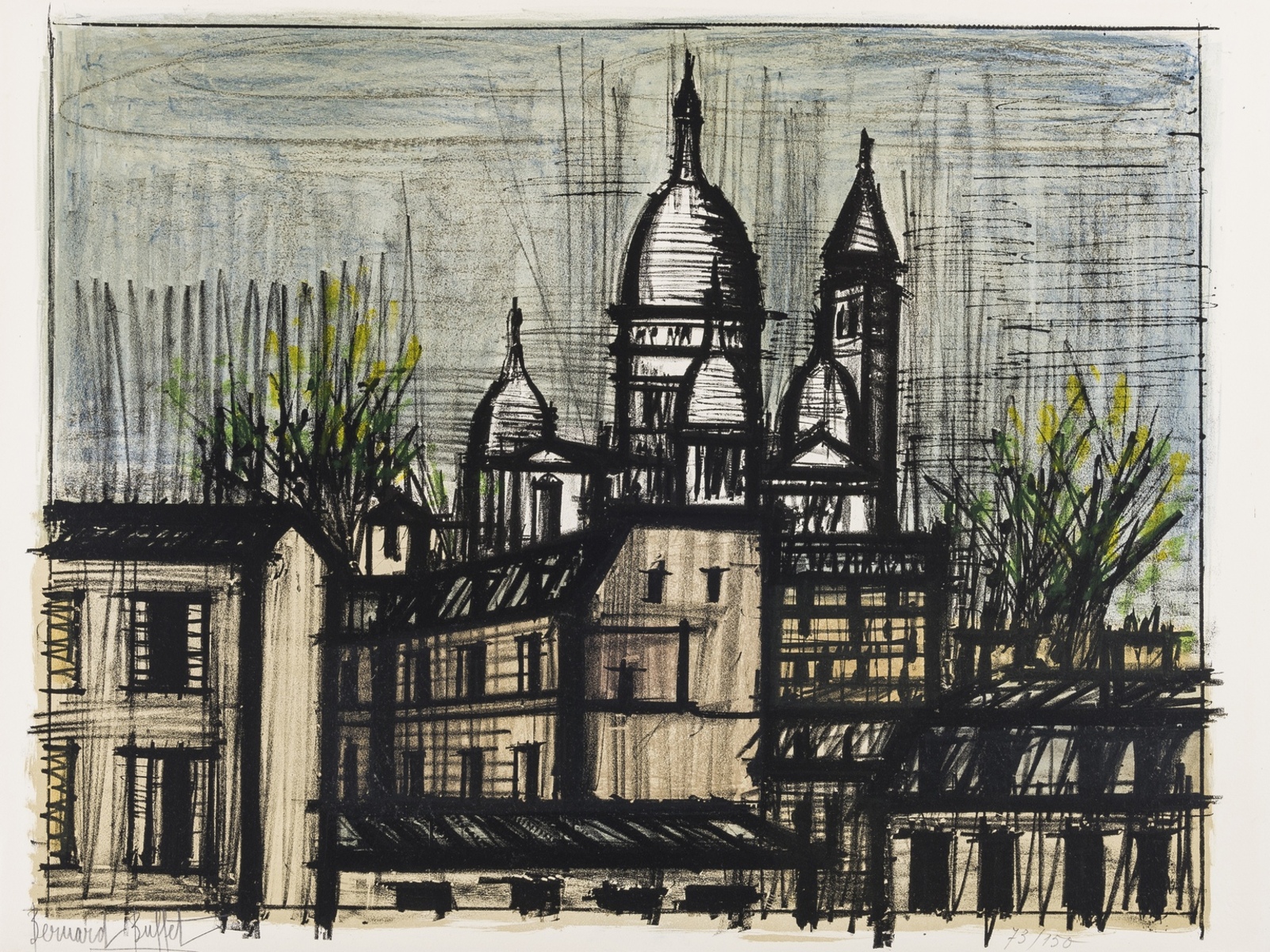 Bernard Buffet (1928-1999) Album Paris (Sorlier 31-40) - Image 7 of 10