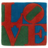 Robert Indiana (1928-2018) Chosen Love Rug