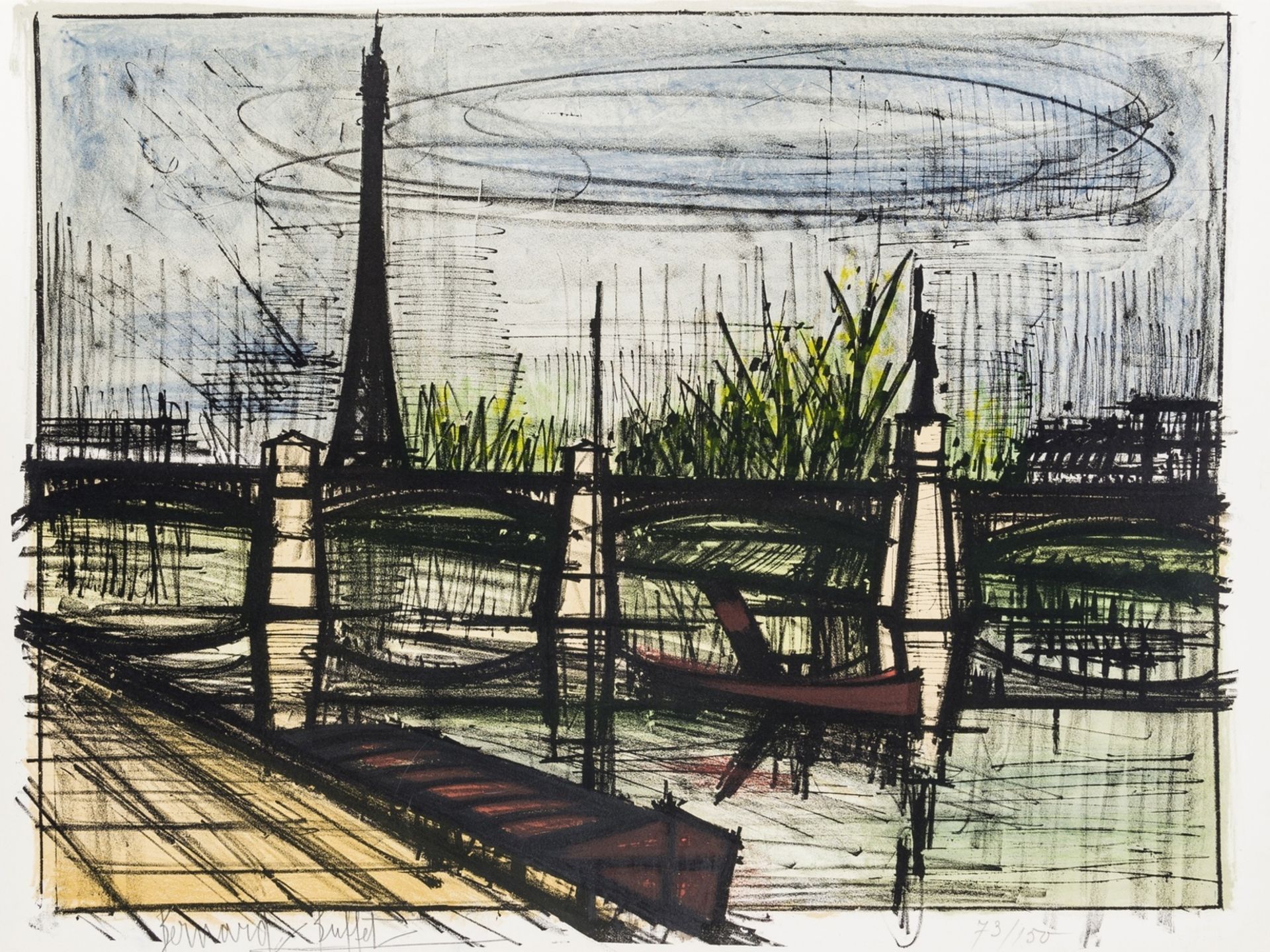 Bernard Buffet (1928-1999) Album Paris (Sorlier 31-40) - Bild 2 aus 10