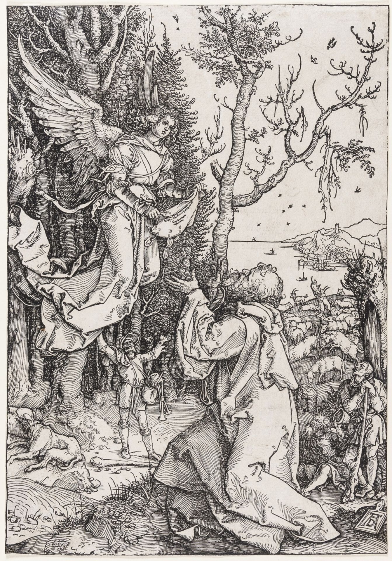 Albrecht Dürer (1471-1528) Joachim and the Angel, from: The Life of the Virgin