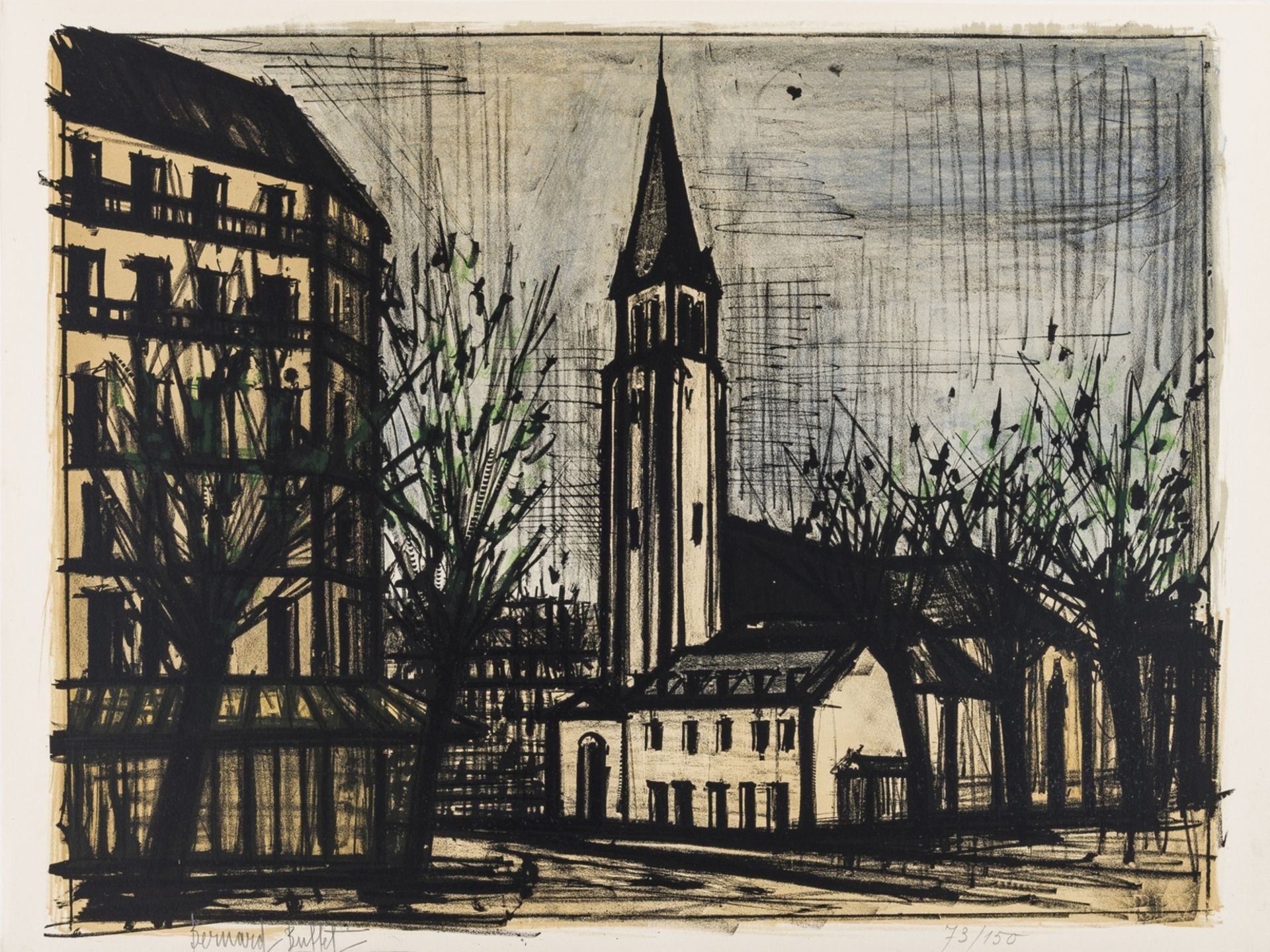 Bernard Buffet (1928-1999) Album Paris (Sorlier 31-40) - Image 9 of 10