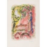 Marc Chagall (1887-1985) Aurore à Saint Paul (Mourlot 548)