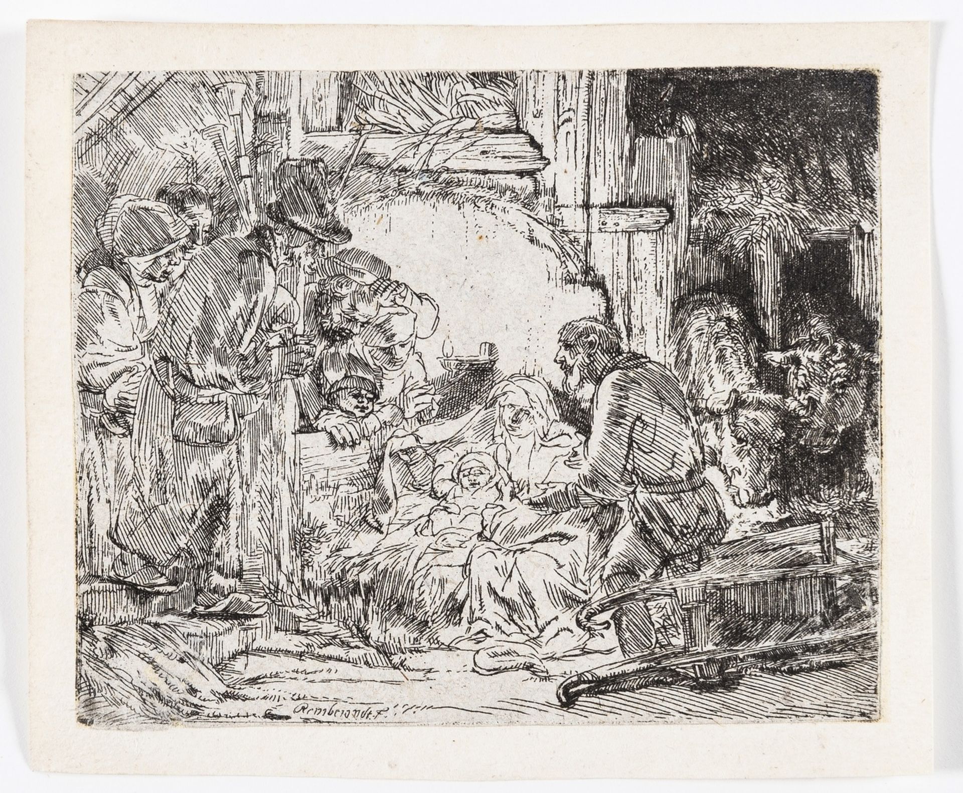 Rembrandt van Rijn (1606-1669) The Adoration of the Shepherds: With the lamp