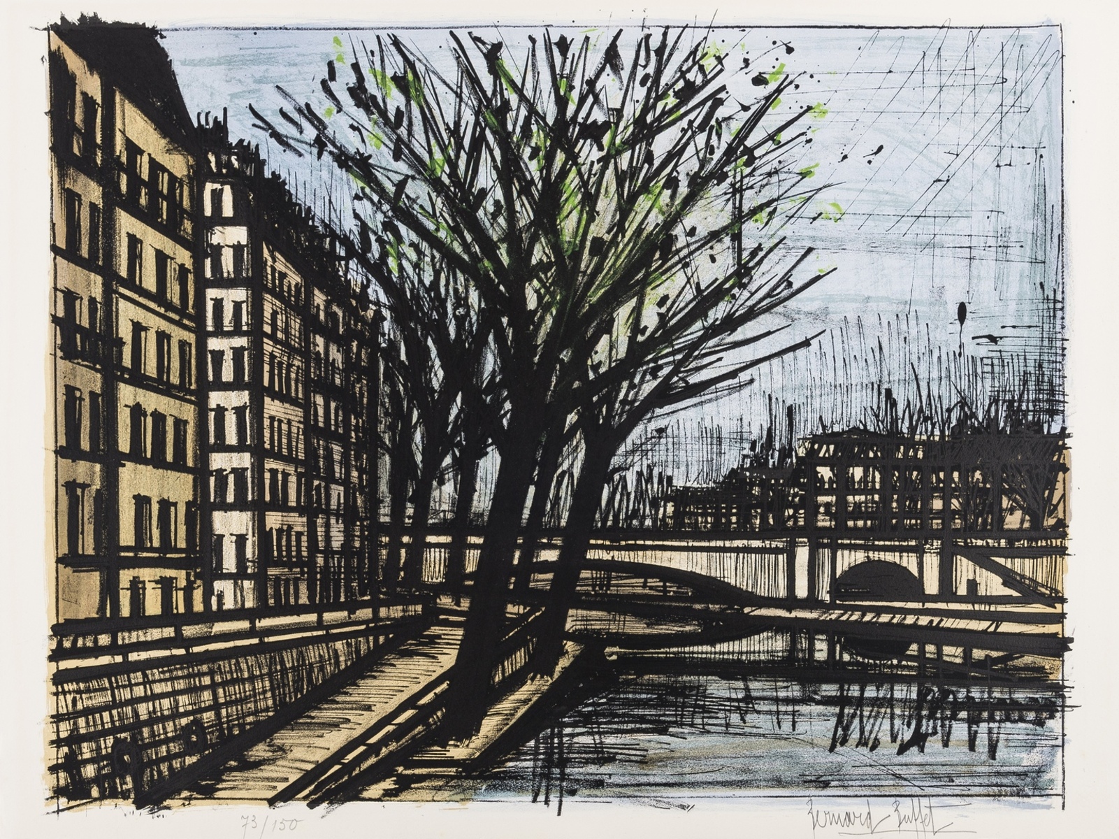 Bernard Buffet (1928-1999) Album Paris (Sorlier 31-40) - Image 4 of 10