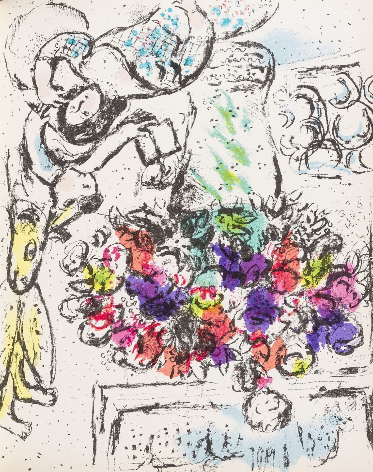 Marc Chagall (1887-1985) Chagall Lithograph I-IV 1969-1973