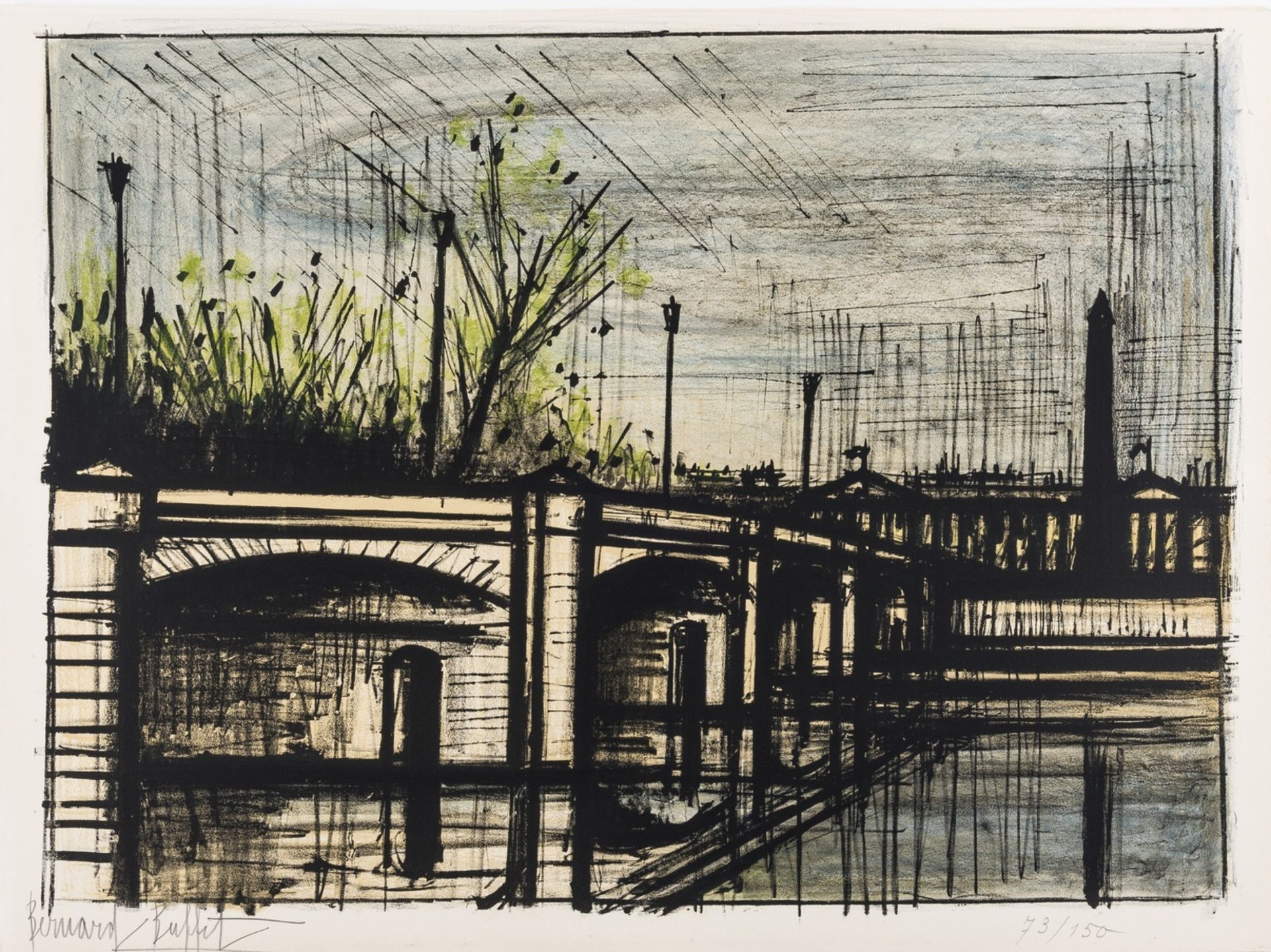 Bernard Buffet (1928-1999) Album Paris (Sorlier 31-40) - Image 5 of 10