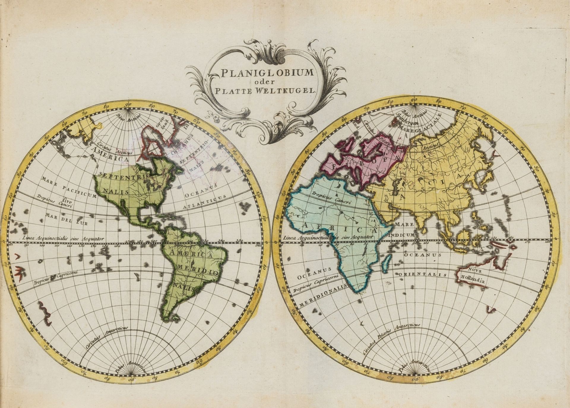 World.- Franz (Johann Michael) Allgemeine Abbildung des Erdbodens, in zwanzig Landchartlein, fur …