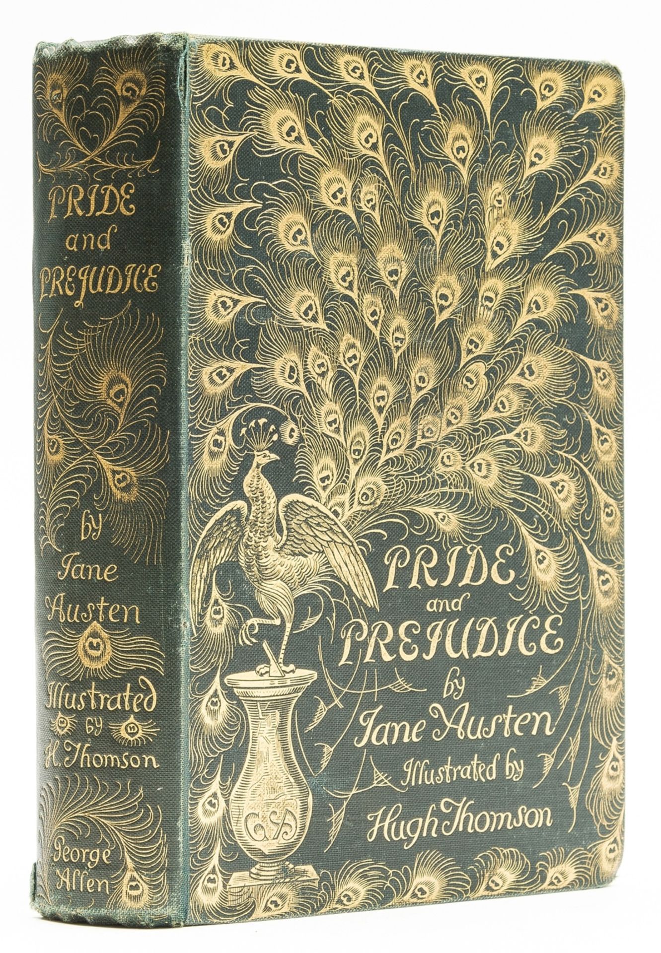 Austen (Jane) Pride and Prejudice, illustrated by Hugh Thomson and in original peacock pictorial …