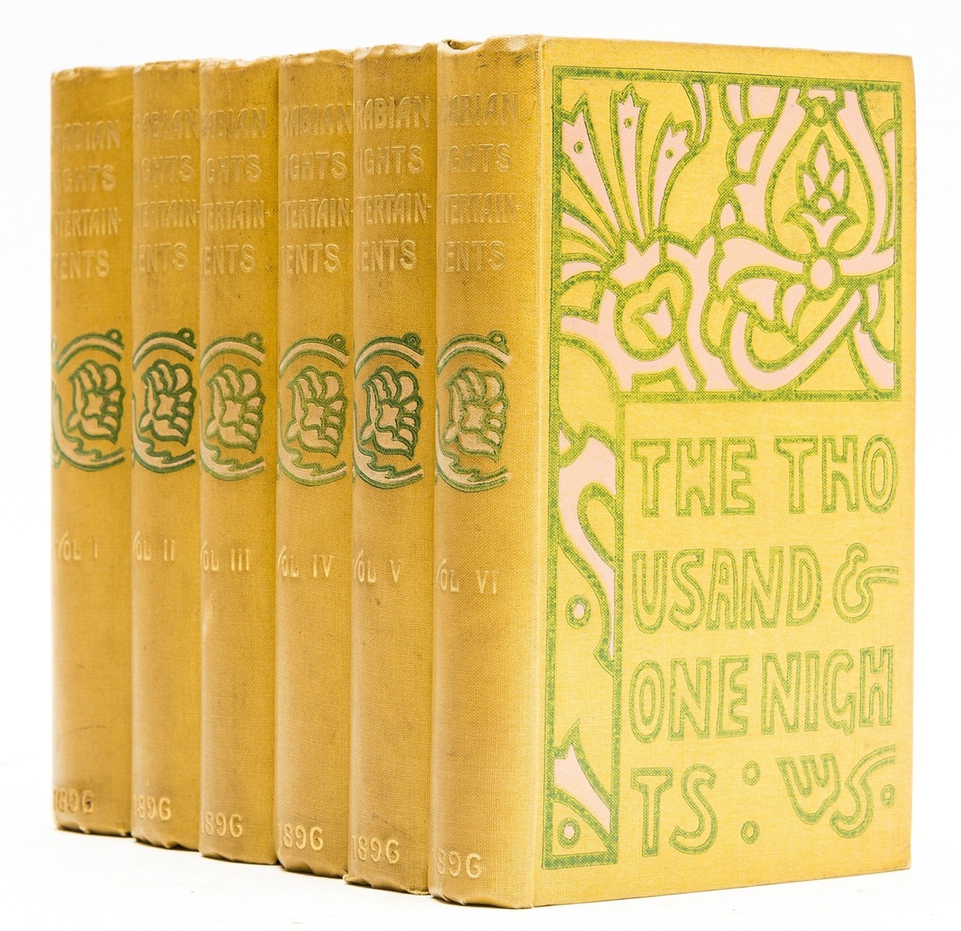 Brangwyn (Frank).- Thousand and One Nights (The); or, Arabian Nights' Entertainments, 6 vol., …