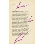 Dahl (Roald) Twitch Twitch, 4 vol., signed presentation inscription "Anne love Roald" from the …