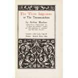 Beardsley (Aubrey).- Machen (Arthur) The Three Impostors or The Transmutations, first edition, …