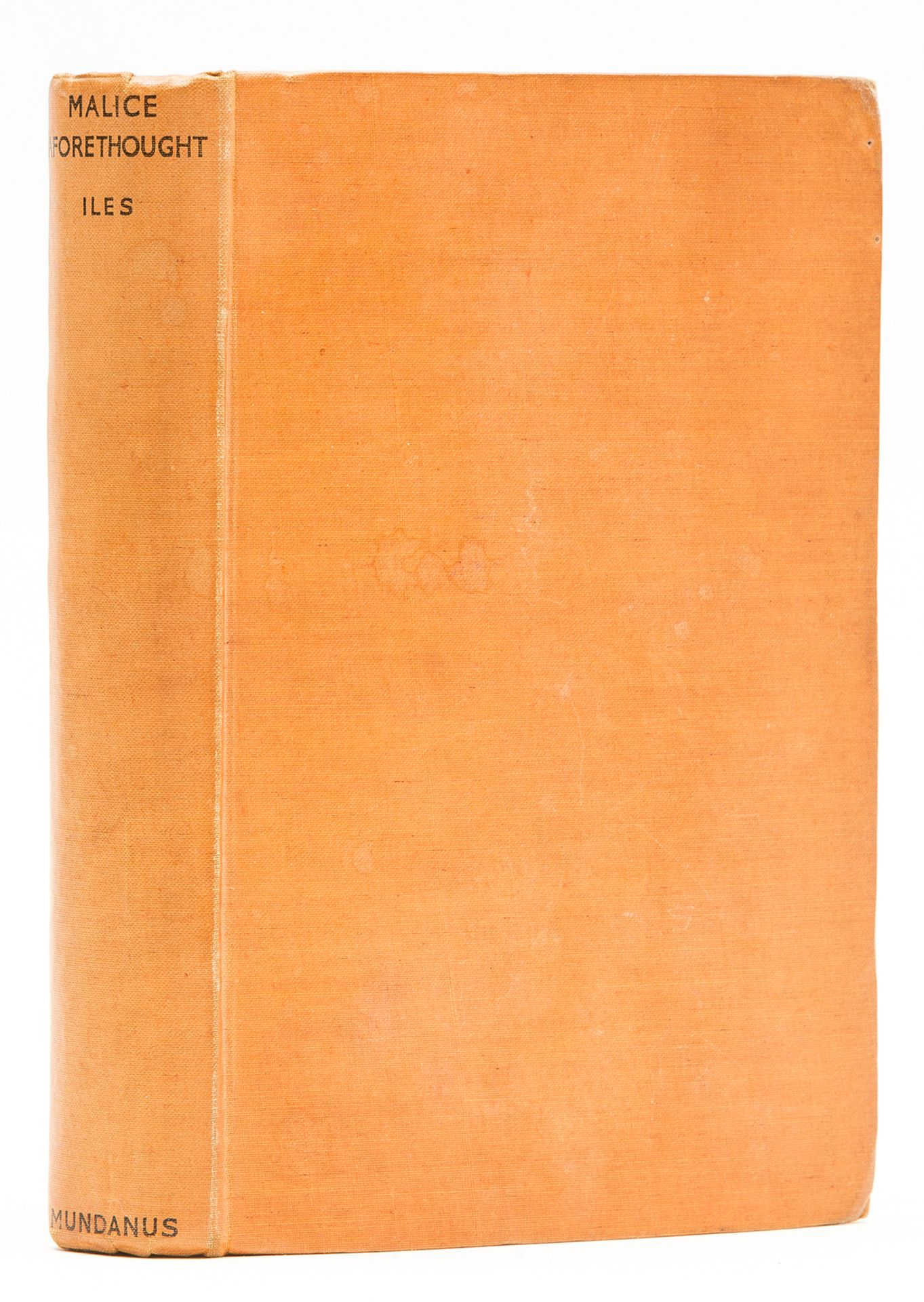 Berkeley (Anthony) Malice Aforethought, first edition, 1931.