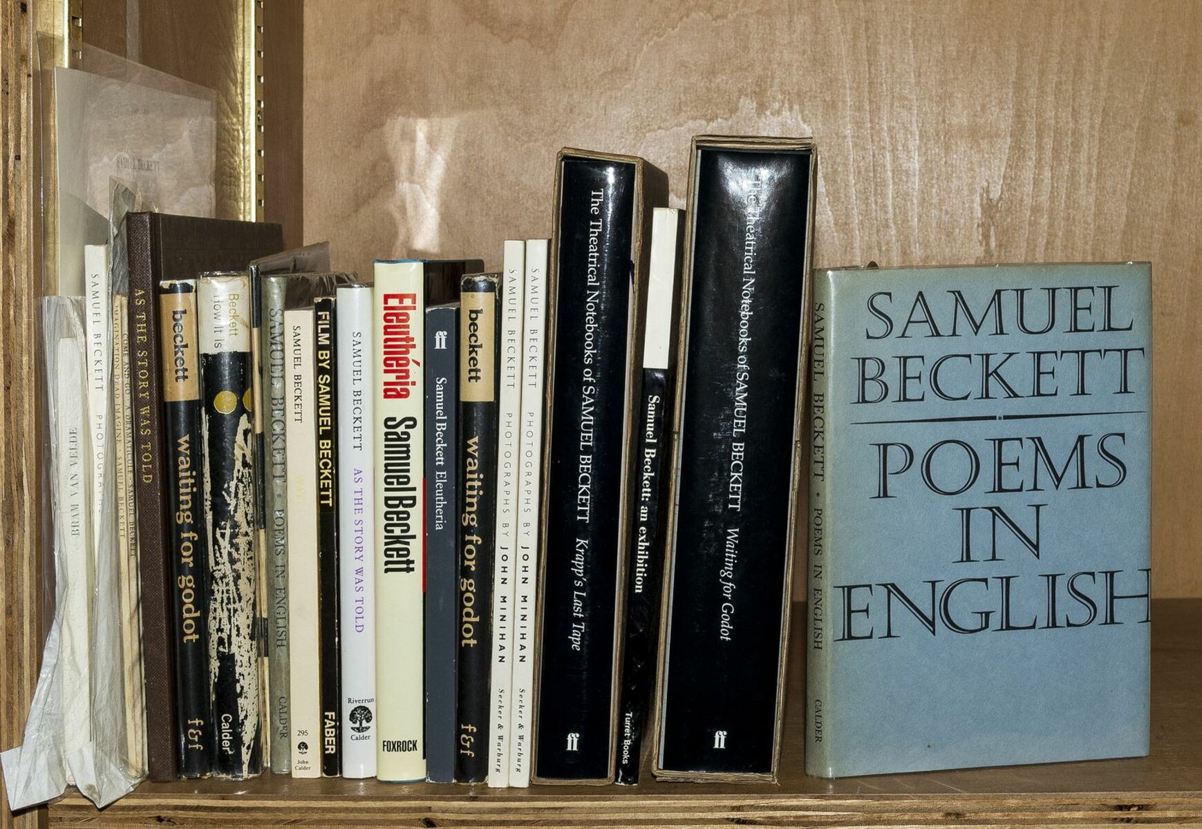 Beckett (Samuel) As the Story was Told, limited edition of 325 copies, Cambridge, Rampant Lions …