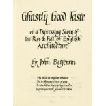 Betjeman (John) Ghastly Good Taste, manuscript copy in a neat hand, [c.1933].