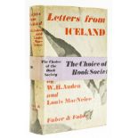 Auden (W.H.) and Louis MacNeice. Letters from Iceland, first edition, 1937.