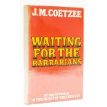 Coetzee (J.M.) Waiting for the Barbarians, first edition, signed by the author, 1980.