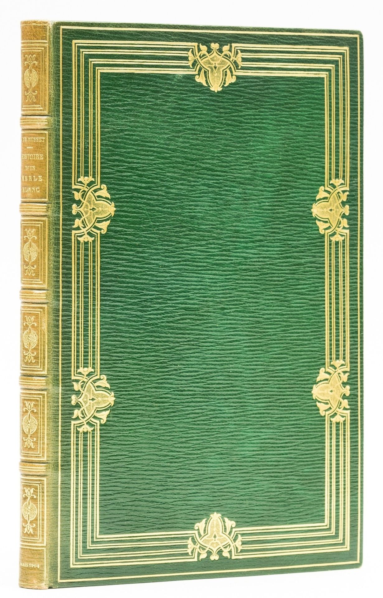 Binding.- Musset (Alfred de) Histoire d'un Merle Blanc, one of 200 grand luxe copies, illustrated …