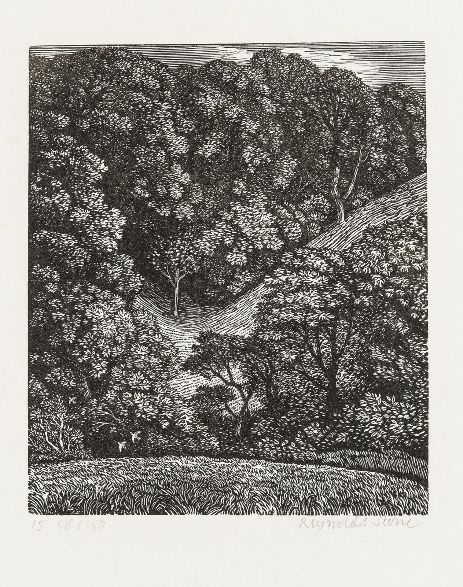 Stone (Reynolds) The Old Rectory: a Suite of Wood Engravings..., one of 150 sets, Litton Cheney …