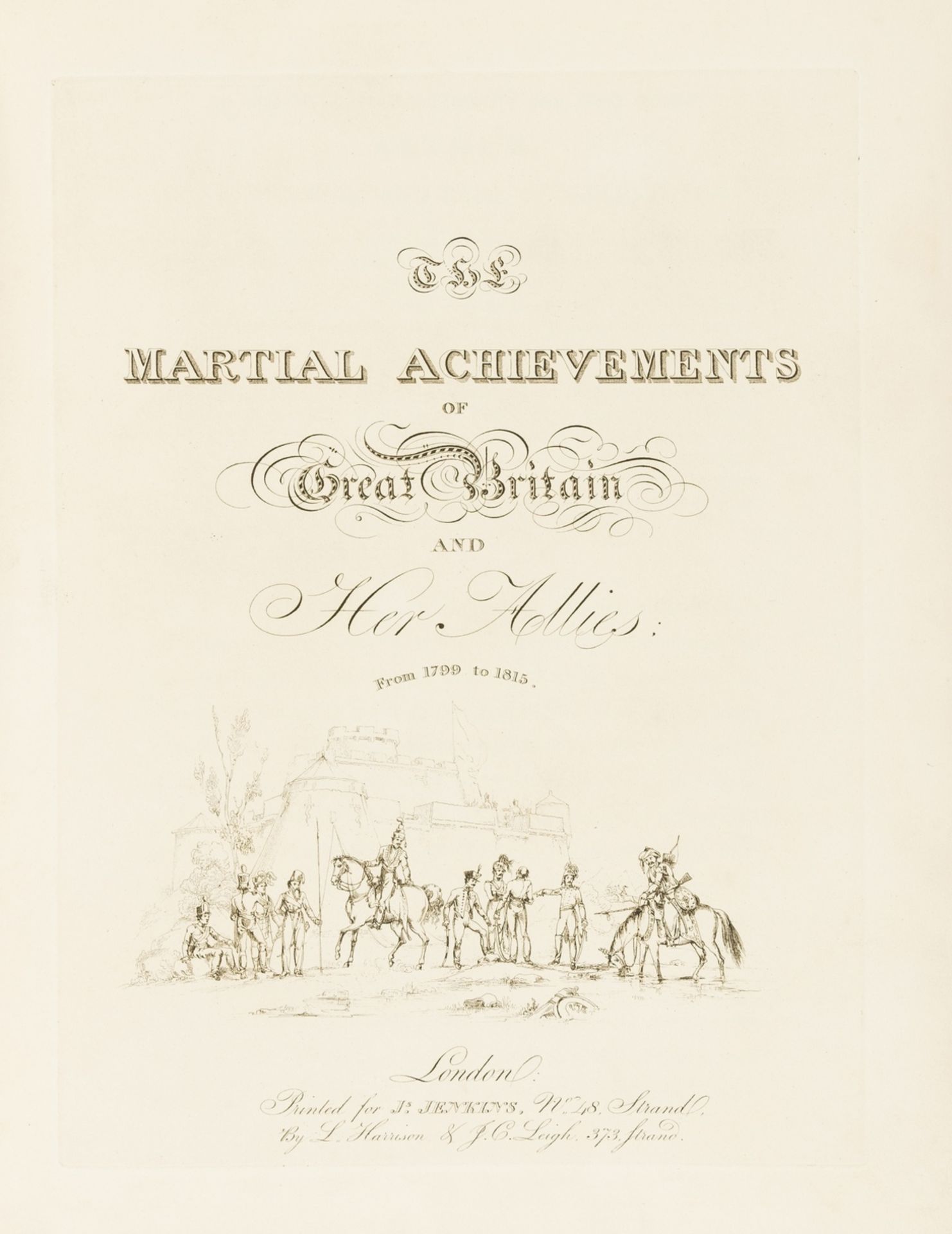 [Jenkins (John)] The Martial Achievements of Great Britain and her Allies; from 1799 to 1815, … - Bild 3 aus 3