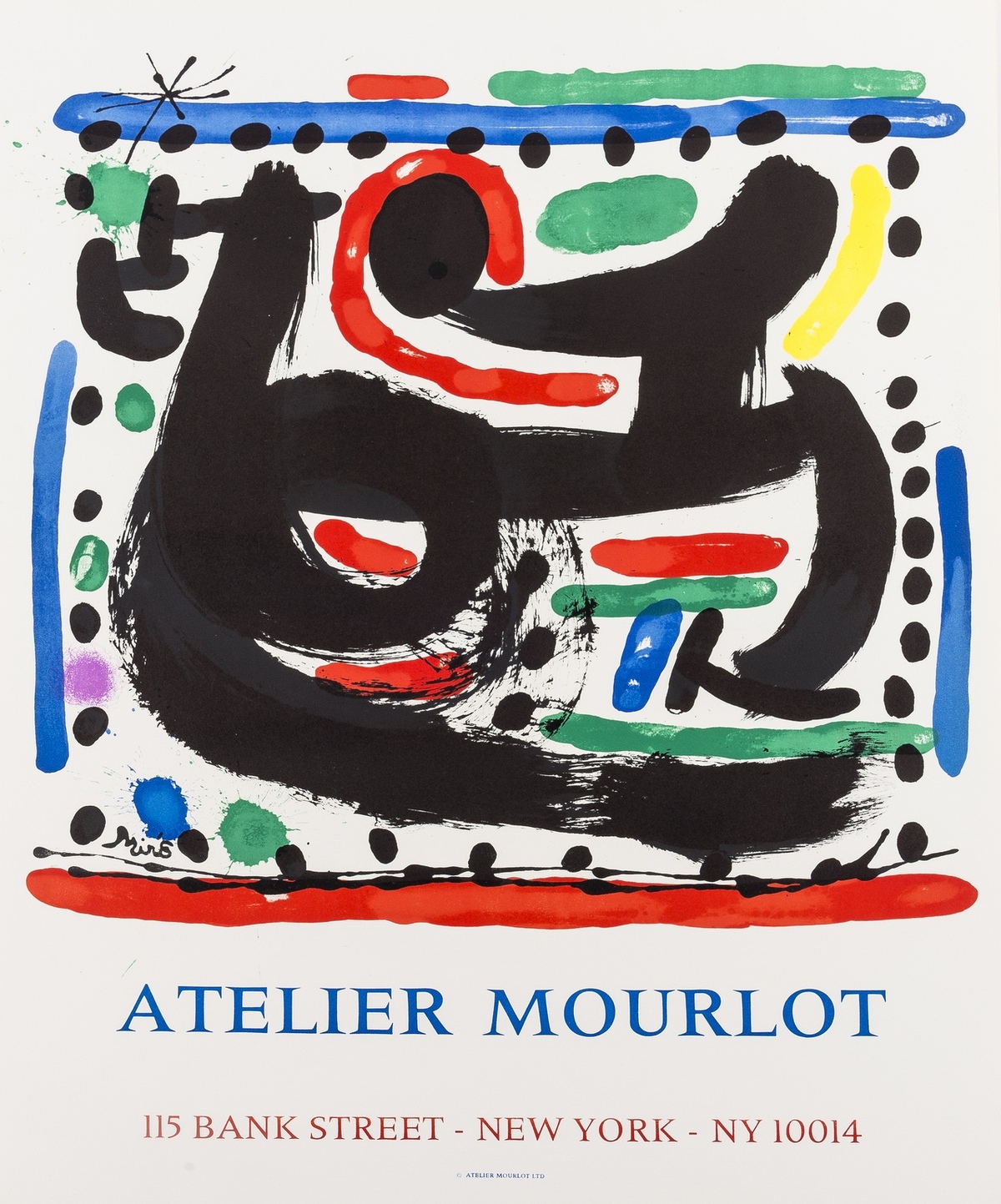 Joan Miro (1893-1983) Poster for L'Atelier Mourlot (Picazo 29, Mourlot 444)