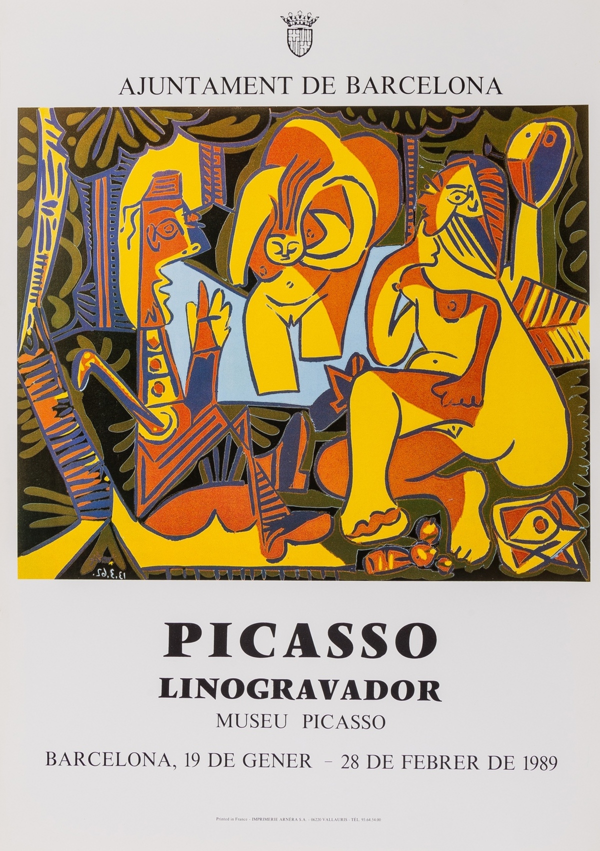 Pablo Picasso (1881-1973) after. Picasso Linogravador
