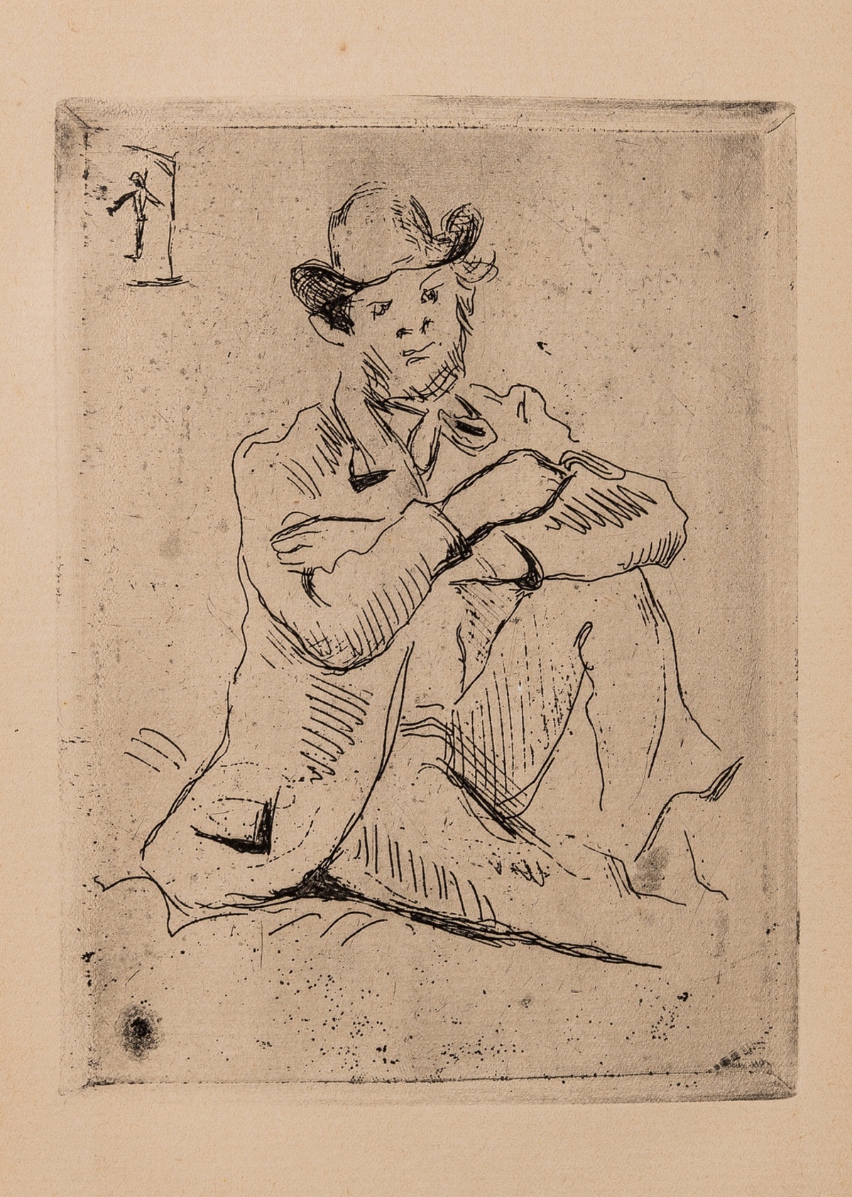 Paul Cézanne (1839-1906) Guillaumin au Pendu (Cherpin 2)