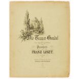 Music.- Liszt (Franz) Die Trauer-Gondel (la lugubre gondola) für Pianoforte, first edition, …