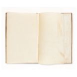 Blank vellum.- Bosworth (William) Volume of 17 sheets of blank 18th century vellum, original …