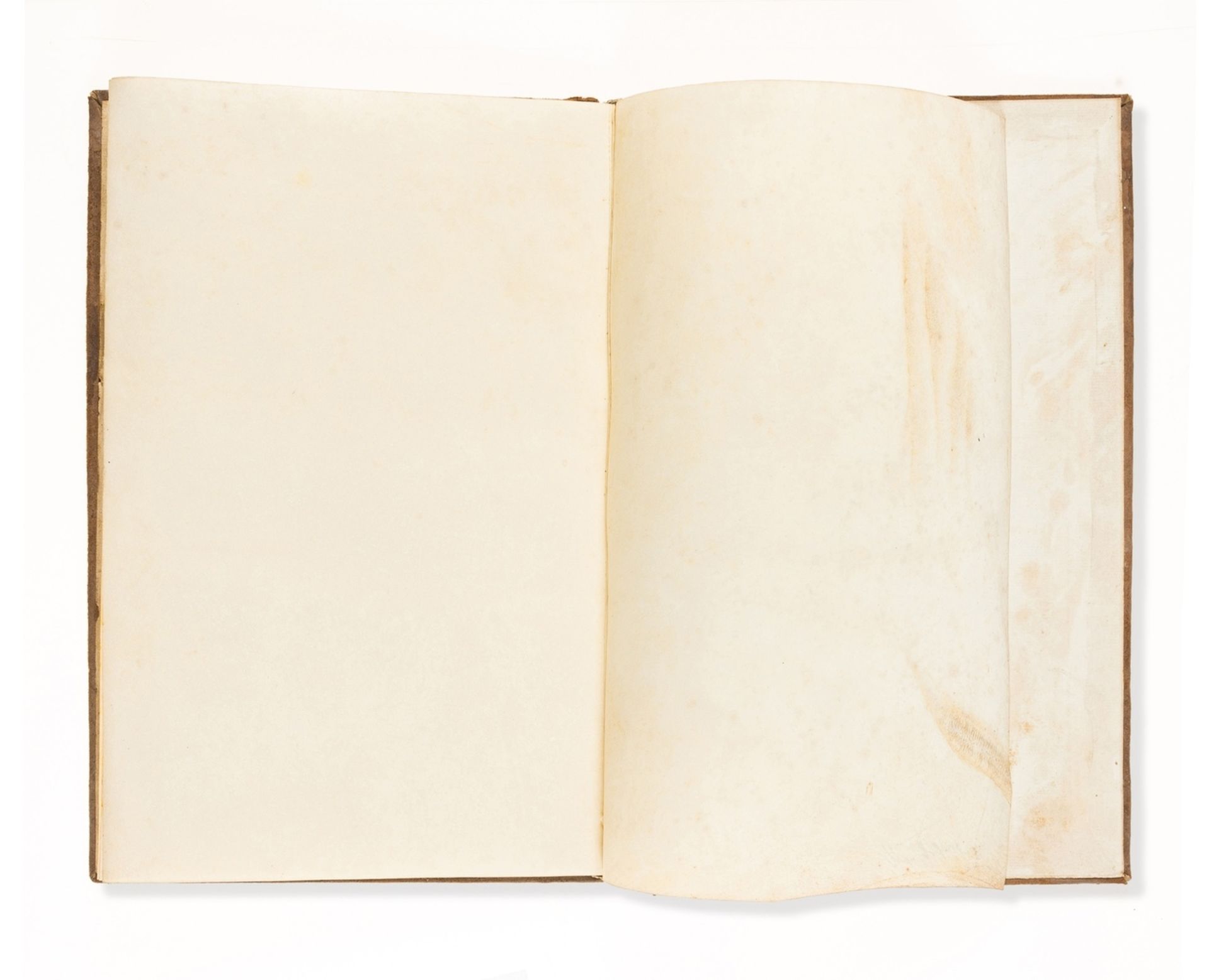 Blank vellum.- Bosworth (William) Volume of 17 sheets of blank 18th century vellum, original …