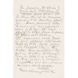 Taxidermy.- Notes for "the preservation of birds and mammals", manuscript, original limp cloth, …