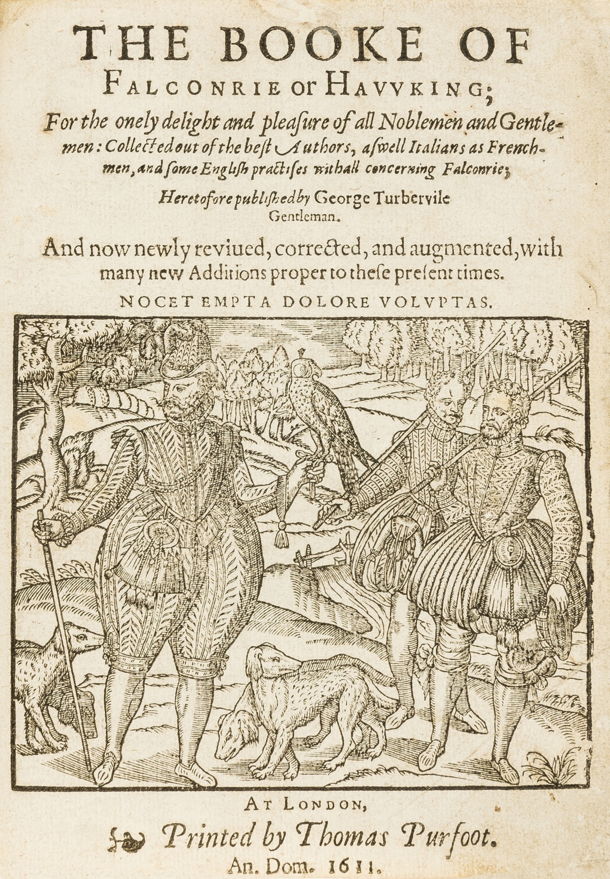 Hawking & Hunting.- Turberville (George) The Booke of Falconrie or Hawking, second edition, … - Image 3 of 3