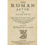 Massinger (Philip) The Roman Actor. A Tragedie, first edition, Printed by B. A. and T. F. for …