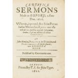 Howson (John) Certaine Sermons Made in Oxford, Anno Dom. 1616, first edition, Printed by T. S. for …