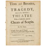 Otway (Thomas) Titus and Berenice, a Tragedy, Acted at the Duke's Theatre. With a Farce called the …