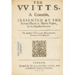 D'Avenant (William) The Witts. A Comedie, first edition, Printed for Richard Meighen, 1636.