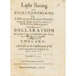 English Civil War.- Light Shining in Buckinghamshire, or, A Discovery of the main Grounds; …