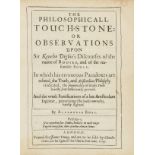 Ross (Alexander) The Philosophicall Touch-Stone: or Observations upon Sir Kenelm Digbie's …