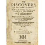 Rainolds (John) The Discovery of the Man of Sinne, first edition, Oxford, Printed by Joseph …