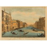 Italy.- Vues d'optique.- Six views of Venice and Florence, after Canaletto and Zocchi, [c. …