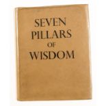 Middle East.- Lawrence (T.E.) Seven Pillars of Wisdom..., first trade edition, original cloth, …