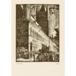 Belgium.- Brangwyn (Frank) Belgium, number 61 of 160 copies signed by author, 1916; and another, …