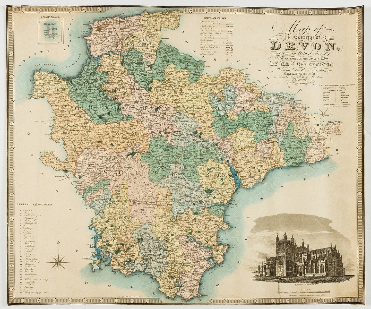 Atlases.- England.- Greenwood (C. & J.) Atlas of the Counties of England, from Actual Surveys Made …