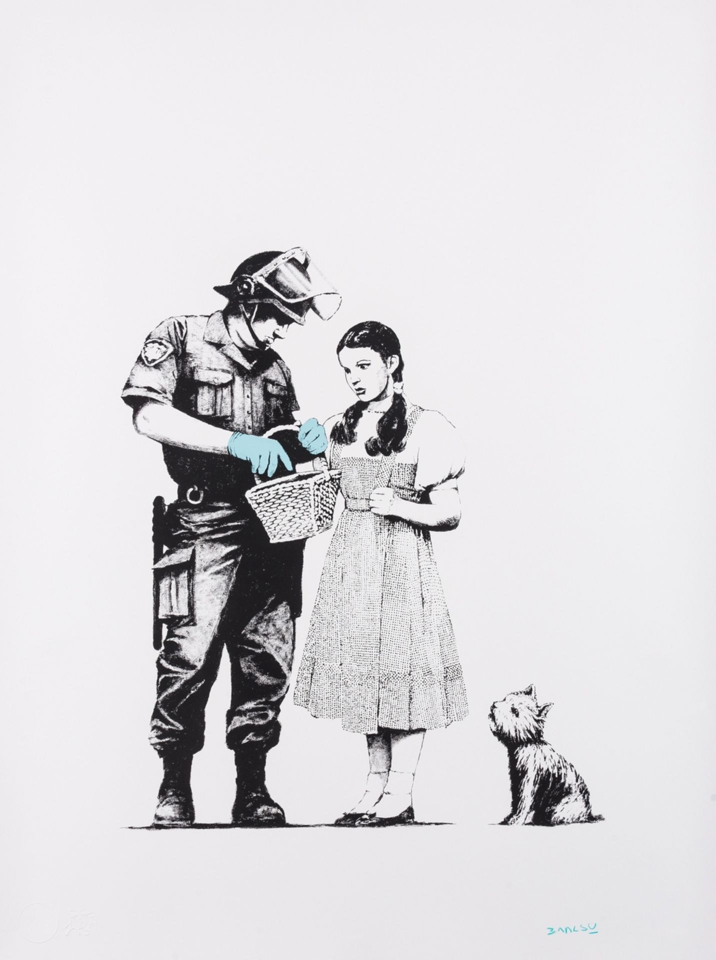 Banksy (b.1974) Stop and Search (Signed)