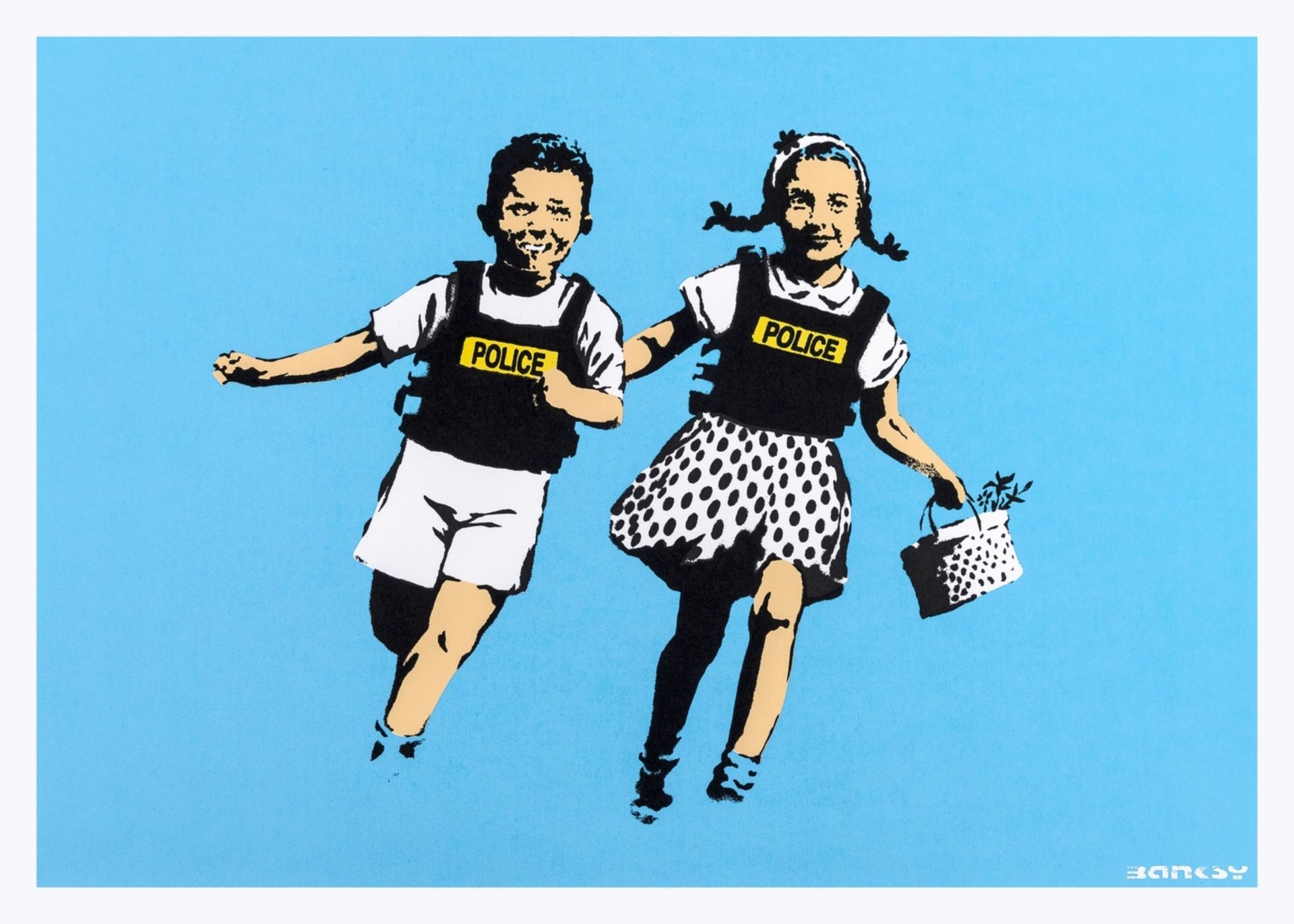 Banksy (b.1974) Jack and Jill (Police Kids)