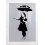 Banksy (b.1974) NOLA (White Rain) (Signed)