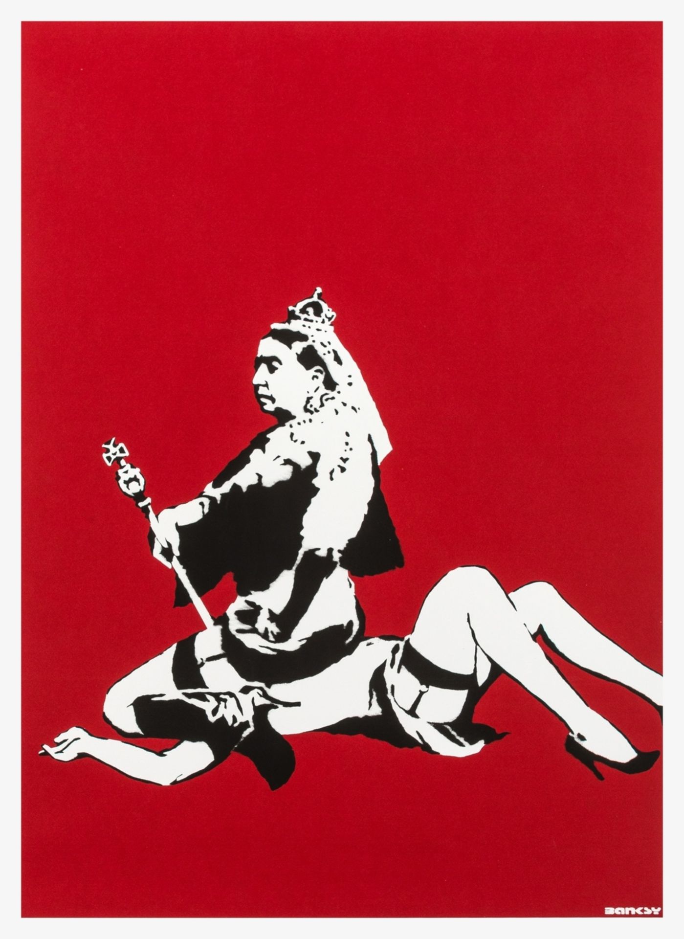 Banksy (b.1974) Queen Vic