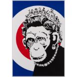 Banksy (b.1974) Monkey Queen