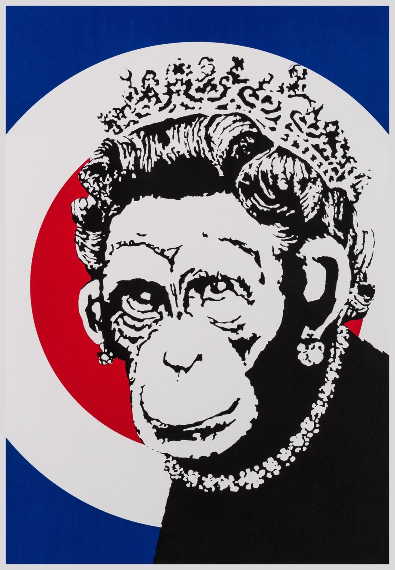 Banksy (b.1974) Monkey Queen