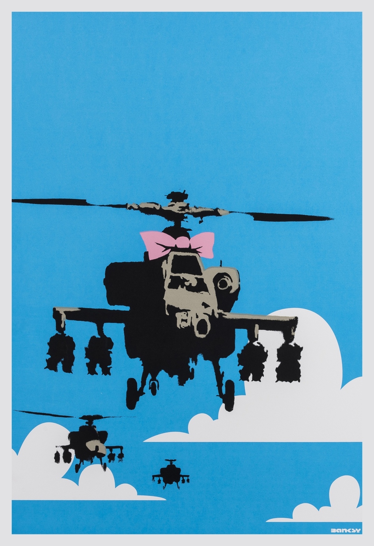 Banksy (b.1974) Happy Choppers