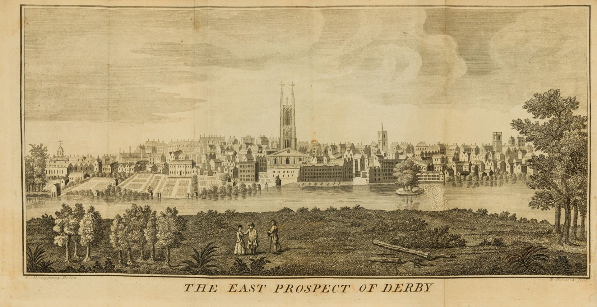 Derby.- Hutton (William) The History of Derby, first edition, extra-illustrated, 1791. - Image 5 of 6